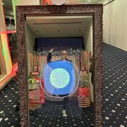 Magic Mirror all set up ready for fun Christmas photos